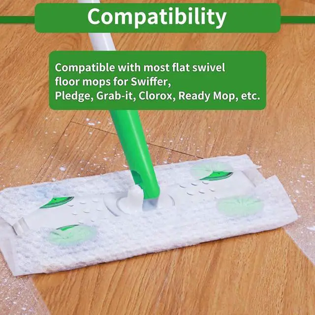 Alt view image 2 of 7 - 200 Count Dry Pad Refills Replace for Swiffer Dry Pads, Swiffer Dry Sweeping Cloths, 11 x 8.6 inch Dry Mop Refills