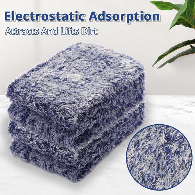 Alt view image 2 of 7 - 6pack Hardwood Floor Cleaner Pads Compatible with Bona Mop Washable Reusable Microfiber Cleaning Pad Replacement Multi-Surfacecleaner Refill 2 Deep Cleaning Pad+2 Microfiber Cleaning Pad+2 Dusting Pad
