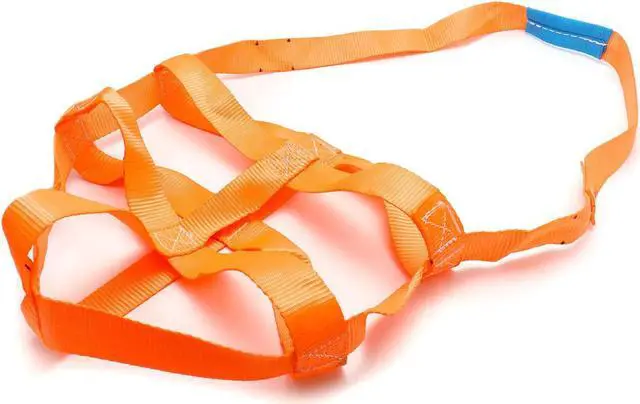 Alt view image 4 of 6 - QWORK Durable Bucket Sling with Belly Bands for 5 Gallon Bucket, 200lbs Capacity