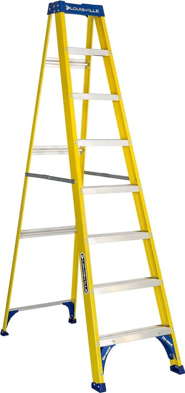 Main image of Louisville Ladder 8-Foot Fiberglass Step Ladder, 250-Pound Load Capacity, Type I, FS2008