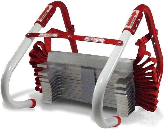 Main image of Kidde Fire Escape Ladder, 2-Story Rope Ladder, Extends to 13-Feet, Anti-Slip Rungs