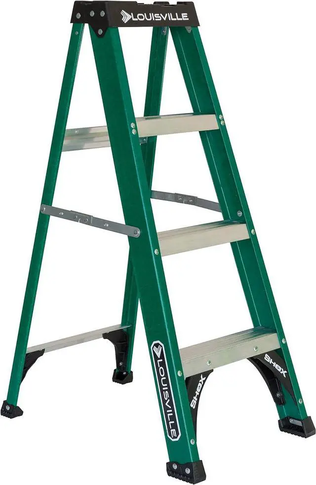 Main image of Louisville Ladder 4-Foot Fiberglass Step Ladder, 225-Pound Load Capacity, Type II, FS4004