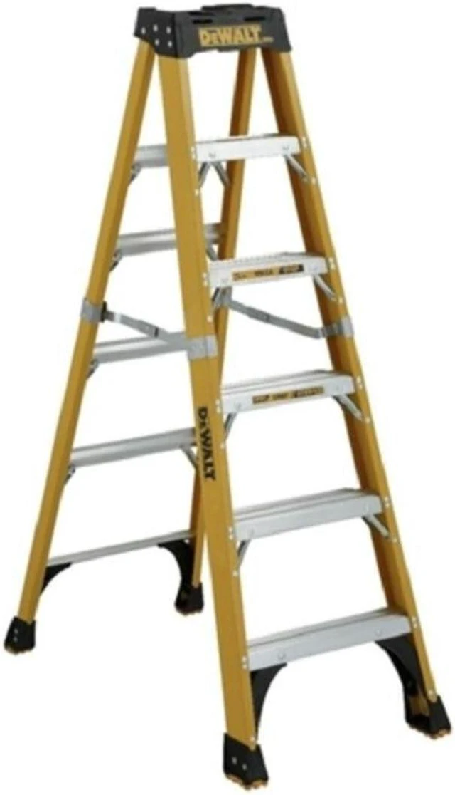Main image of DEWALT 6' Fiberglass Stepladder