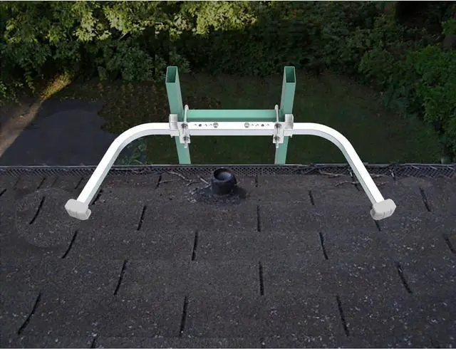 Alt view image 7 of 7 - Ladder Stabilizer,Extended Ladder Stabilizer Accessory for Roof GutterWall,Ladder Stand-Off Aluminum Wing Span/Wall Ladder Standoff with Non-Slip Rubber Bottom pad.(Patent Pending)