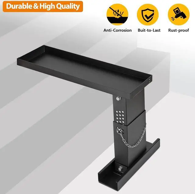 Alt view image 7 of 7 - Ladder Extender Pro, Ladder Stabilizer High Strength, Ladder Leveler 13.4-19 Adjustable Height Range for Single and Extension Ladders