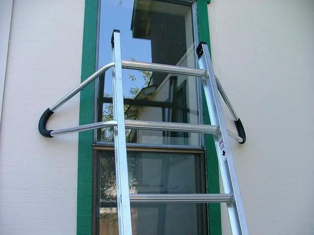 Alt view image 5 of 5 - Ladder Stabilizer Standoff Brackets with Foam Elbows (Sold in Pairs)