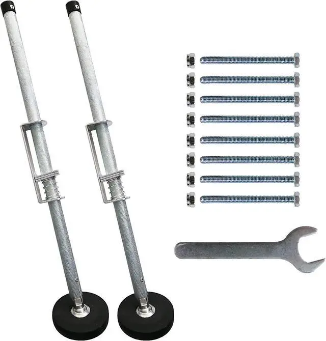 Alt view image 2 of 6 - Ladder Leveler Pair,Ladder Accessories Tools Working on Stairs, Adjustable Ladder Leveler for Stable Platform and Ground Level for All Surfaces-Standard Version 20"