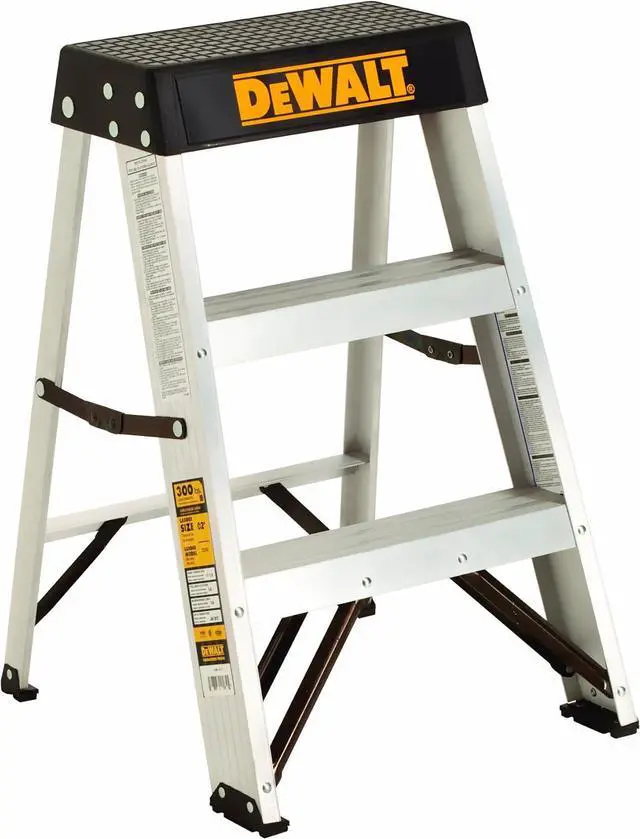 Main image of DeWalt DXL2010-02 2-Foot Step Stool Industrial, 2-Feet, Silver