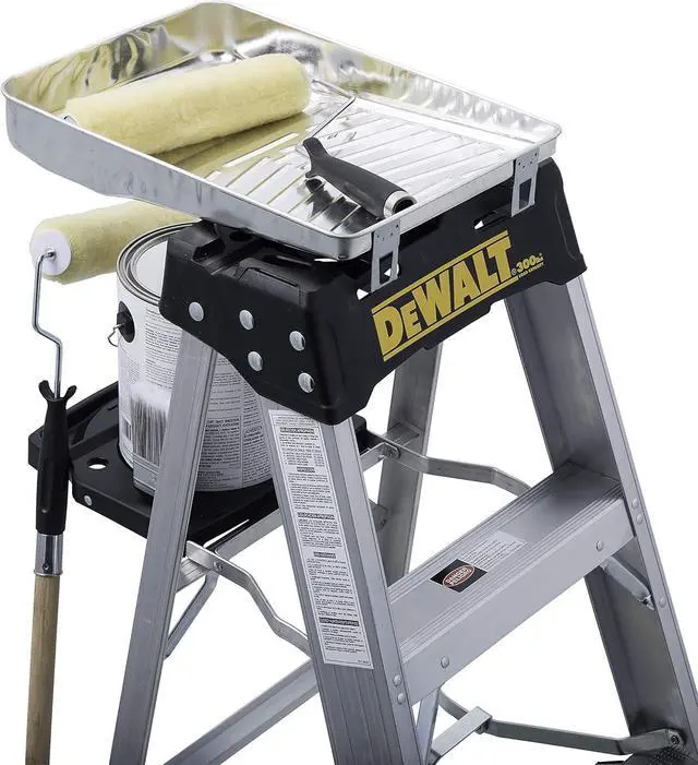 Alt view image 5 of 7 - DeWalt DXL2010-02 2-Foot Step Stool Industrial, 2-Feet, Silver