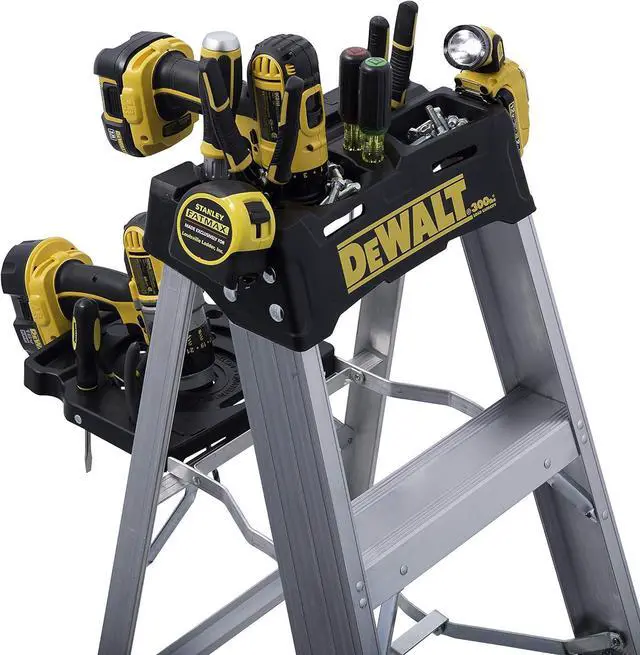 Alt view image 7 of 7 - DeWalt DXL2010-02 2-Foot Step Stool Industrial, 2-Feet, Silver