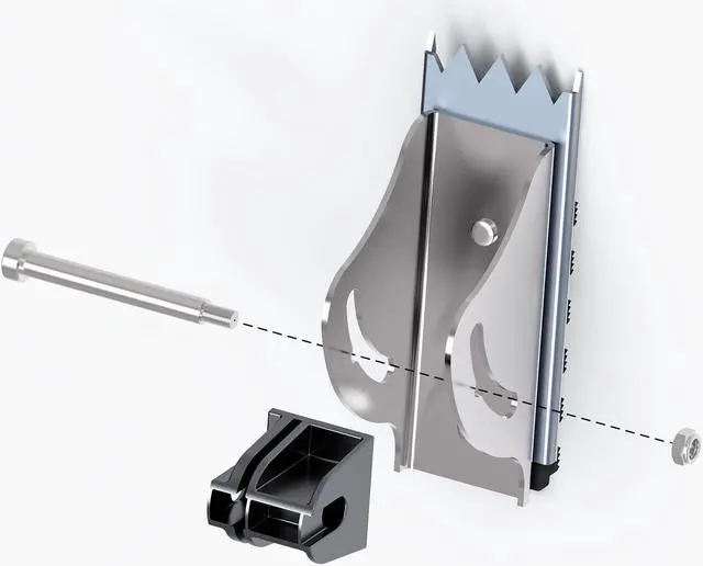 Alt view image 3 of 7 - 26-2 Replacement Shoe Kit for Aluminium Ladder - SHOE REPL KIT for D1200 D1300 D1700 D1800 Extension Ladder Feet