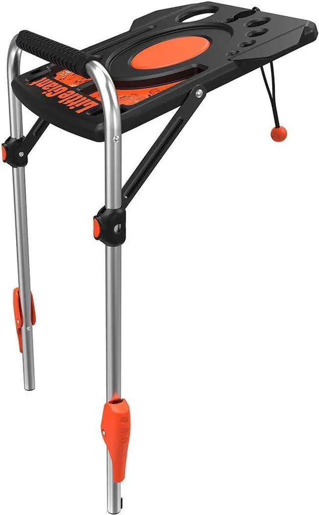 Alt view image 2 of 7 - Little Giant Ladders, AirDeck Workstation, Ladder Accessory, Plastic, 25 Lbs Weight Rating, (26057-001)