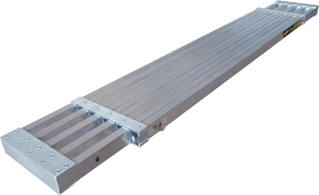 Main image of Metaltech M-PEP7100AL Telescopic Aluminum Plank Board, 8 to 13-ft. Adjustable Work Platform for Step Ladders and Sawhorses, Work Plank, Ladder Accessory, and Scaffold Tool for Home Improvement
