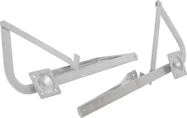 Alt view image 3 of 7 - ECOTRIC 55-2 Replacement Attic Ladder Hinge Arms Compatible with 2010-UP Werner Mk 5, WU2210, W2208, W2210 Thick Zinc Attic Ladders Spreader- Pair