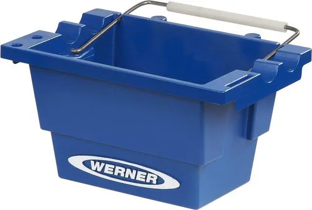 Main image of Werner AC50-JB-5 Ac50-Jb-3 Lock-in Job Bucket, for Use with Obel00 and 6200 Series Step Ladders, Plastic, Blue, 25 lbs