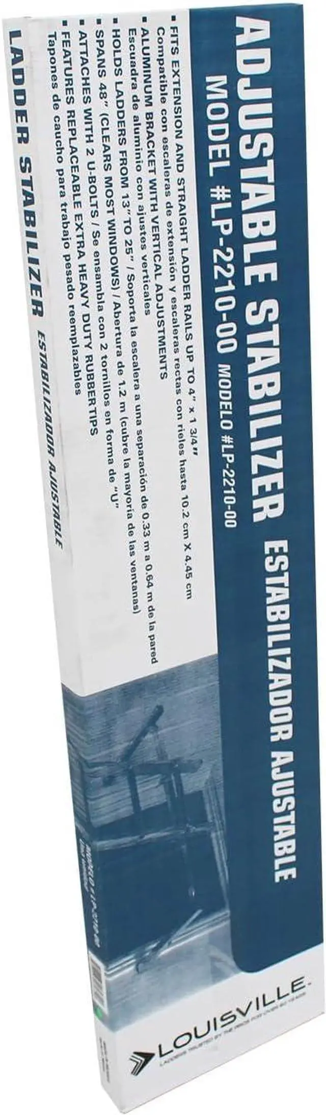 Alt view image 2 of 5 - Louisville Ladder Adjustable Aluminum Ladder Stabilizer, LP-2210-00