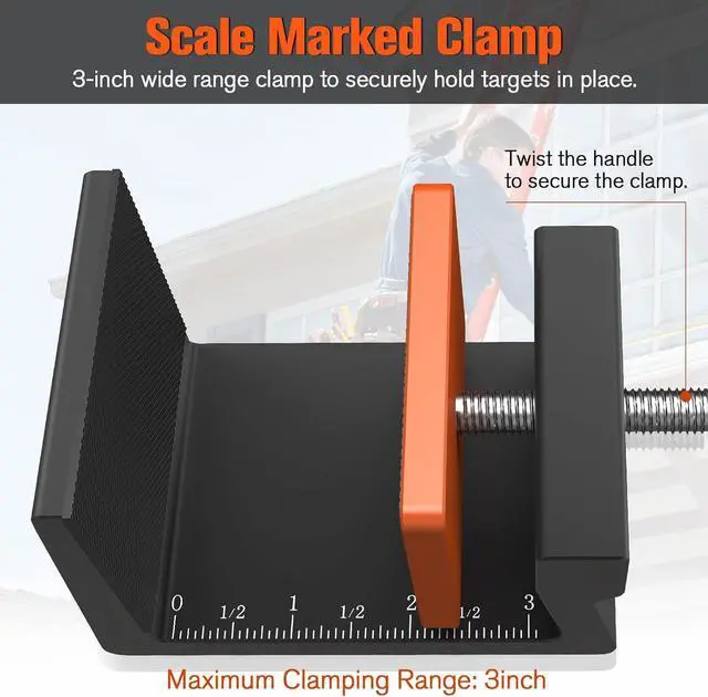 Alt view image 7 of 7 - Ladder Stability Anchor, Ultimate Ladder Safety Kit, Ladder Guard Fall Protection Anchor, Anti-Slip Ladder Anchor Clamp Roof with Laddder Rack Straps, Ladder Leveler, Secure, Stable, Anti-Slip Anchor