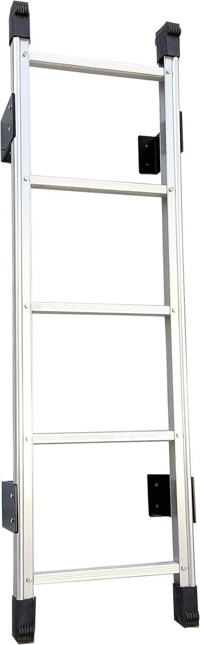 Main image of Basement Ladder 5 Rung, 54in H Aluminum Window Well Ladder, Fire Escape Ladder in Humid Environments with Load Capacity up to 500lbs Egress Ladder, Escape Ladder or Bunk Bed Ladder