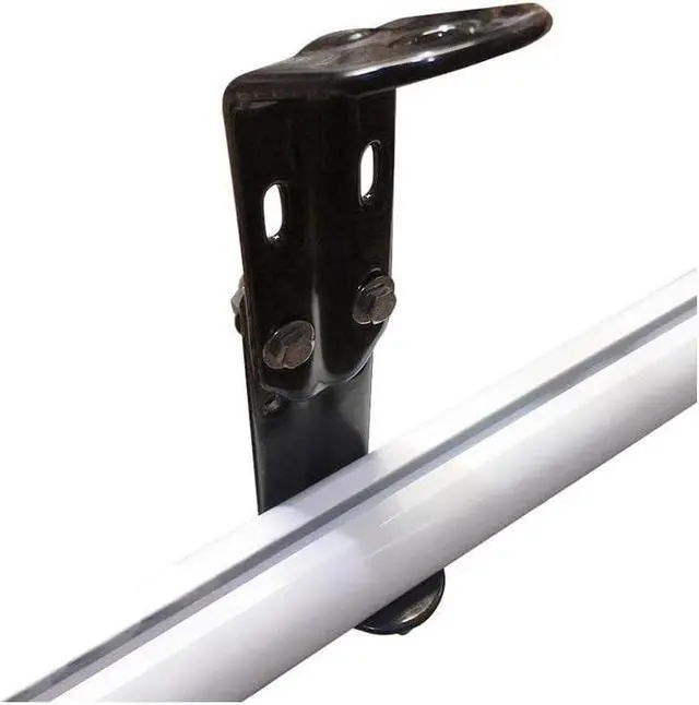 Main image of Vantech Galvanized Adjustable Ladder Stopper Coated w/Rubber (Aluminum Channels) Black