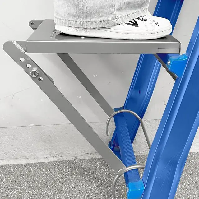 Alt view image 6 of 7 - Ladder Work Platform & Stand System Accessories Withstand