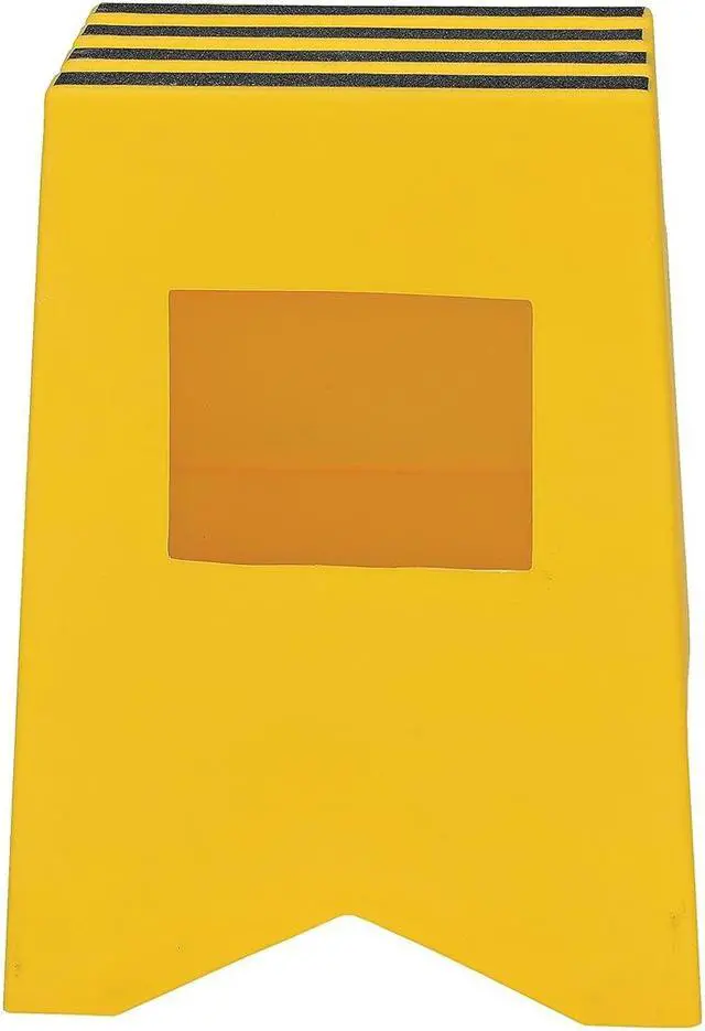 Alt view image 4 of 7 - Vestil VST-3-Y Polyethylene Step Stool, 3 Step, Yellow