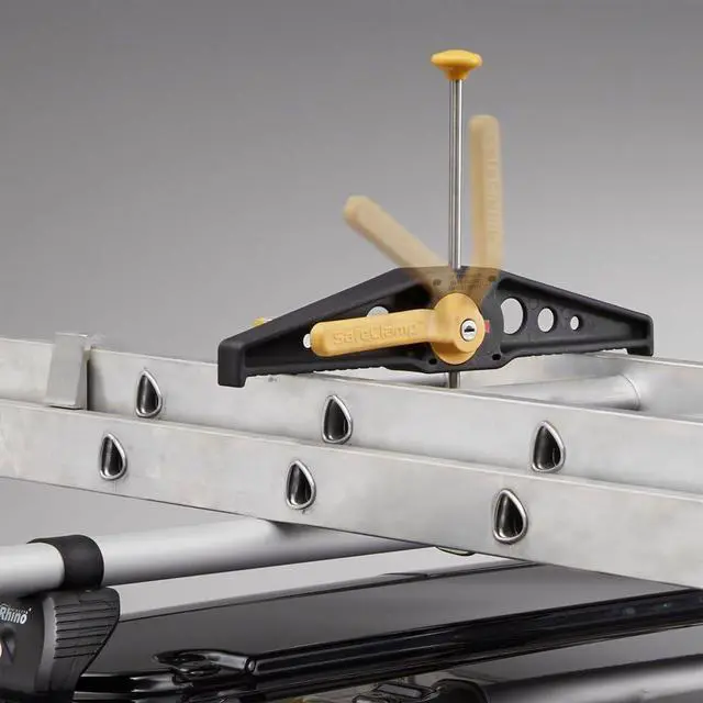 Alt view image 4 of 7 - Safeclamp Ladder Rack for Car Roof - Ladder Clamping Straps