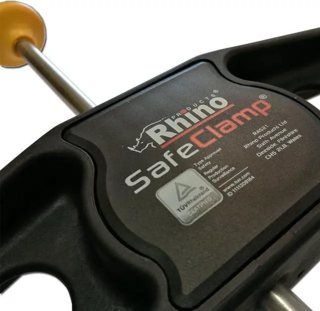 Alt view image 6 of 7 - Safeclamp Ladder Rack for Car Roof - Ladder Clamping Straps