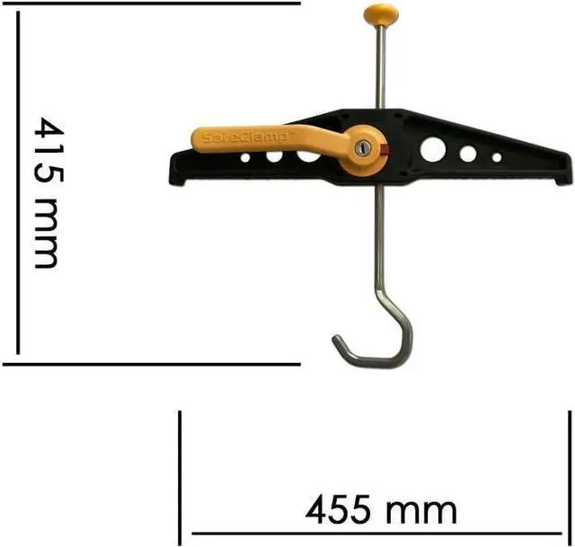 Alt view image 7 of 7 - Safeclamp Ladder Rack for Car Roof - Ladder Clamping Straps