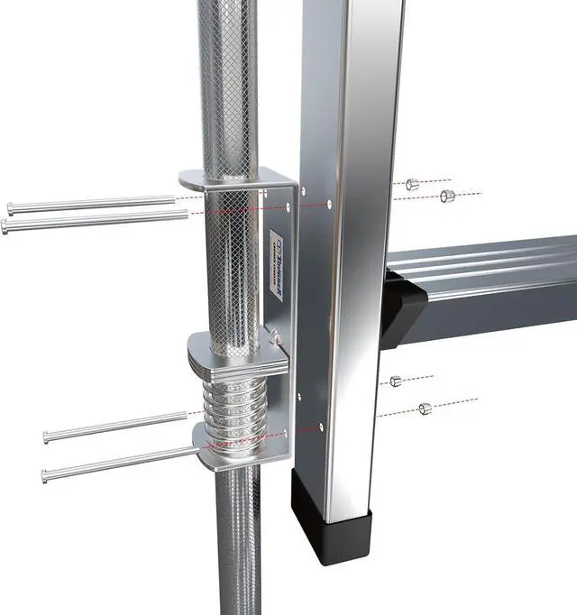 Alt view image 4 of 7 - Ladder Leveler Pair,Ladder Accessories Tools Working on stairs, Adjustable Ladder Leveler Stabilizer for Stable Platform and Ground Level for All Surfaces-Extented Version23"