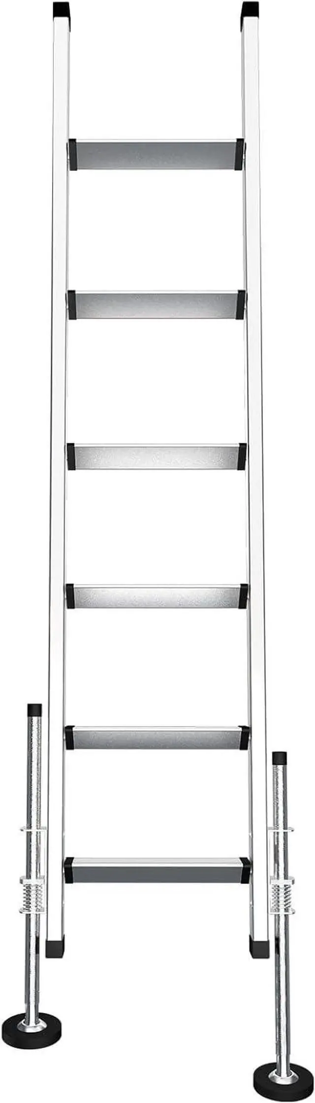 Alt view image 7 of 7 - Ladder Leveler Pair,Ladder Accessories Tools Working on stairs, Adjustable Ladder Leveler Stabilizer for Stable Platform and Ground Level for All Surfaces-Extented Version23"