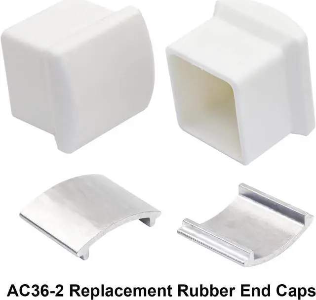 Alt view image 6 of 6 - AC36-2 Rubber Tips End Caps fits Extension Ladder Standoff for Werner Model Standoff/Stabilizer AC78 & AC76-8 Pack