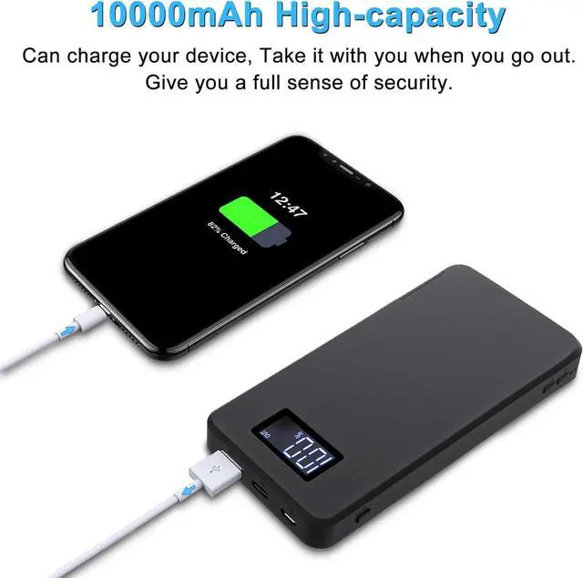 Alt view image 3 of 5 - 64GB Home Security Camera, 1080P Surveillance Camera, Indoor Camera with 10000mAh Battery, Night Vision, Motion Detection