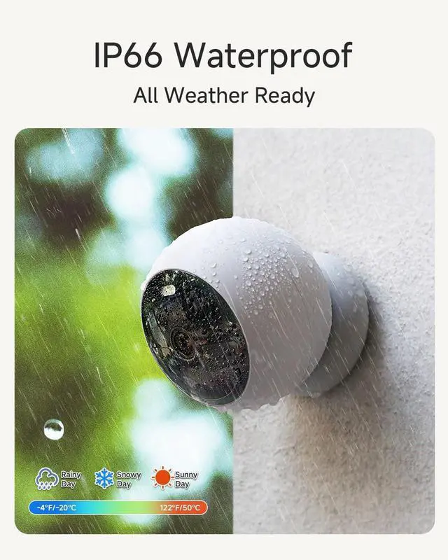 Alt view image 7 of 7 - Noorio Security Cameras Wireless Outdoor/Indoor Magnetic, Cameras for Home Security Battery Powered, 1080P AI Motion Detection 2.4G WiFi Security Camera Outdoor, 8GB Free Local Storage MagCam, B200-SE