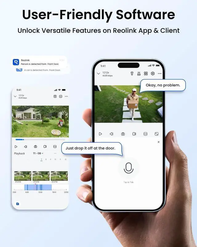 Alt view image 5 of 6 - REOLINK 12MP PoE IP Camera Outdoor, Bullet Surveillance Cameras for Home Security, Smart Human/Vehicle/Pet Detection, 700lm Color Night Vision, Two Way Talk, Up to 256GB microSD Card, RLC-1212A