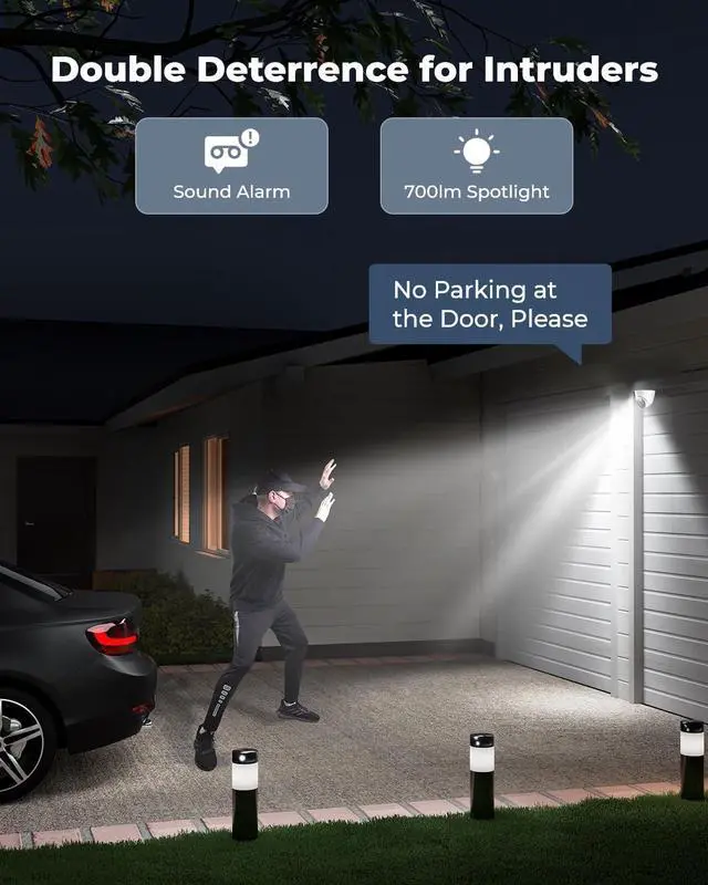 Alt view image 3 of 7 - REOLINK 12MP PoE IP Camera Outdoor, 97° Wide Angle Dome Security Camera for Home Surveillance, Human/Vehicle/Pet Detection, 700lm Color Night Vision, 2 Way Talk, Up to 256GB microSD Card, RLC-1224A