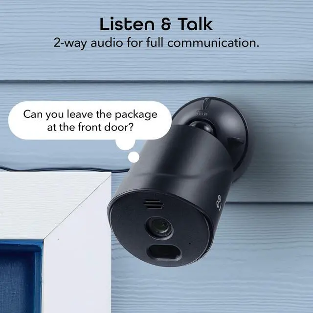 Alt view image 6 of 7 - Geeni Vantage WiFi Outdoor Security Camera  1080P HD Weatherproof Outdoor Cameras for Home Security with Motion Sensor and Night Vision  Supports Alexa and Google