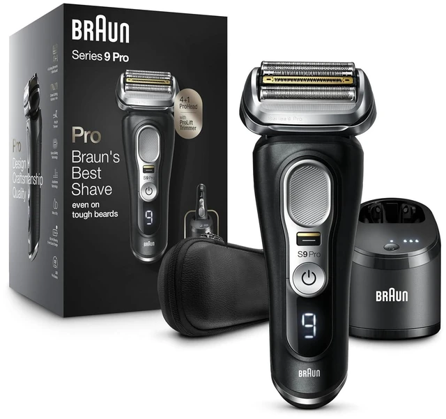 Main image of Braun Series 9 Pro 9460cc Electric Razor, Waterproof Foil Shaver, Wet/Dry Use, ProLift Beard Trimmer, 5-in-1 Cleaning & Charging SmartCare Center