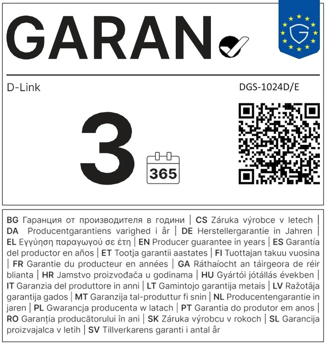 Alt view image 6 of 6 - D-Link DGS-1024D Ethernet