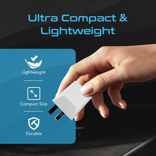 Alt view image 7 of 7 - Ceptics Australia Plug Adapter - USA Input + USB-A & USB-C, Type I Adapter