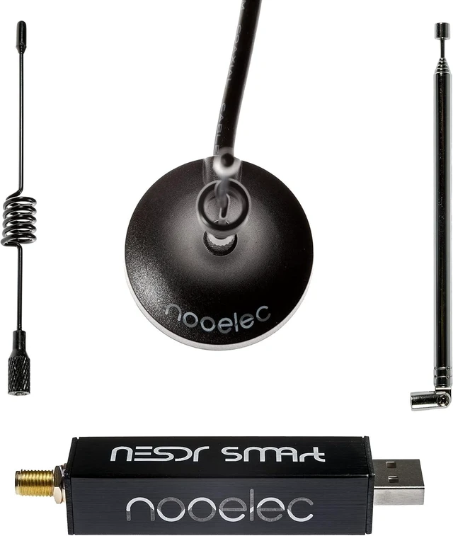 Alt view image 2 of 7 - Nooelec NESDR SMArt HF Bundle: 100kHz-1.7GHz Software Defined Radio Set for HF/UHF/VHF Including RTL-SDR, Assembled Ham It Up Upconverter, Balun, Adapters