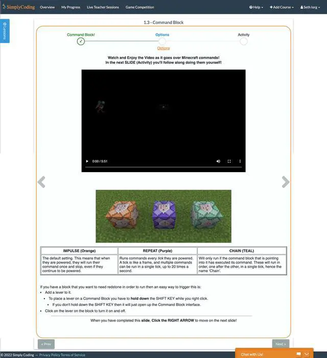 Alt view image 6 of 7 - Coding for Kids: Learn to Code Minecraft Command Blocks - Video Game Design Coding Software - Computer Programming Courses, Ages 9+ (PC, Mac Compatible)