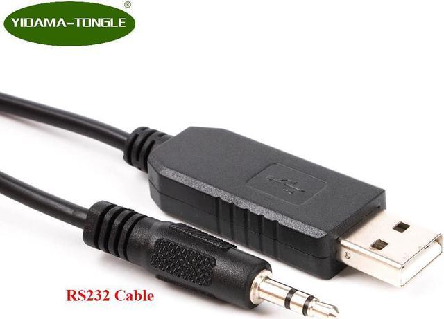 Main image of USB RS232 to 3.5mm Serial Converter Adpater Mini Audio jack Stereo Plug cable
