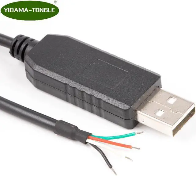 Main image of USB to TTL UART cable 3.3V TTL To Wire end 1.8 meter Serial Adapter Converter CP2102 Silab chip Wire No Connector end Cable