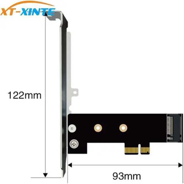 Main image of XT-XINTE PCIE 1x 4X 8X 16X Adapter Card for M.2 NVME To PCI Express Riser Card with Baffle for Optane Adapter Card
