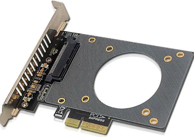 Main image of U.2 SSD SFF-8639 to PCI-e X4 Expansion Adapter Card for NVME SSD Riser Card PCI Express X4 X8 X16 Gen4 64Gpbs for PC Desktop