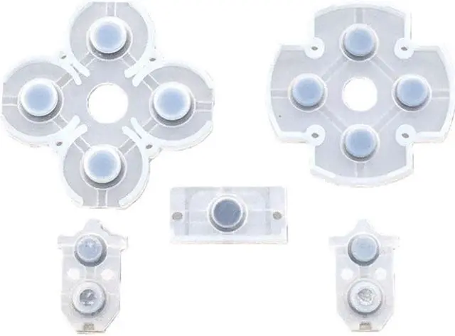 Alt view image 3 of 3 - Genuine Soft Rubber Replacement Silicone Conductive Adhesive Button Pad keypads for Sony PS4 PlayStation DualShocks 4 Controller