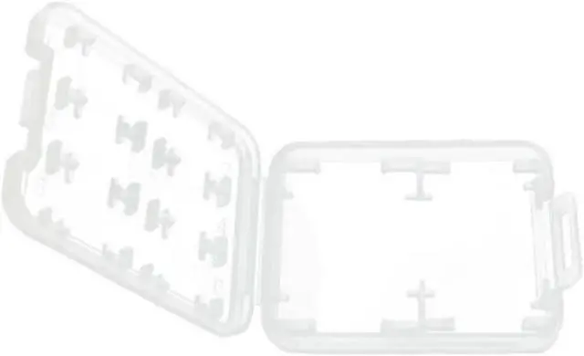 Alt view image 3 of 3 - Multifunctional Memory Card Clear Micro SD TF SDHC MSPD Storage Box Holder Case