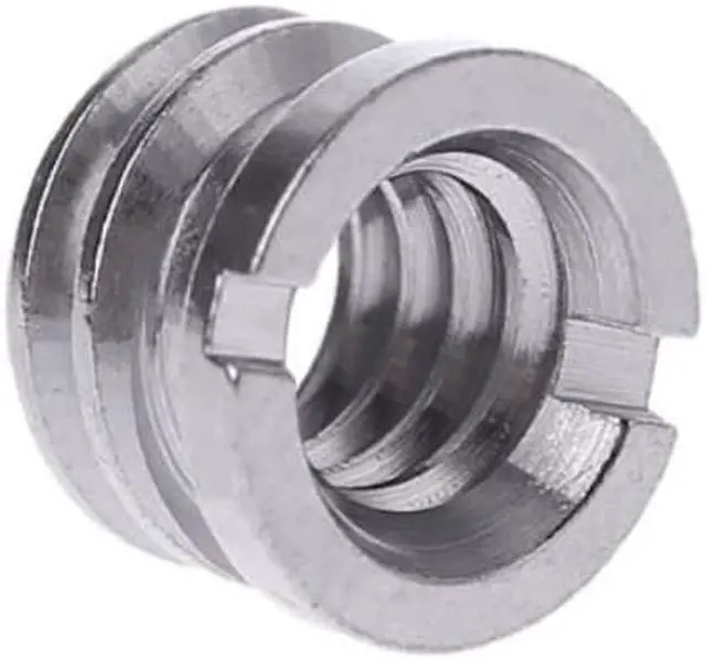 Alt view image 2 of 3 - Universal Camera Adapter Screw 1/4 to 3/8 Inch Conversion Nut Tripod Monopod