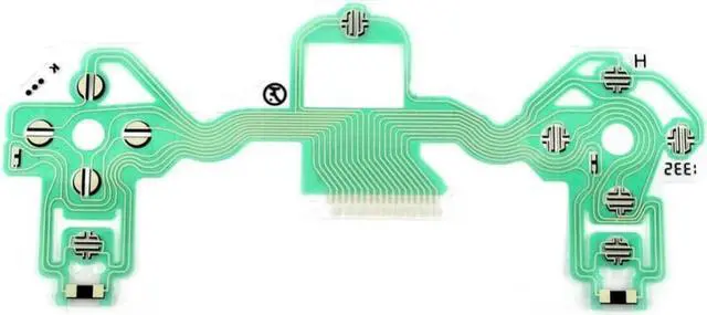 Alt view image 3 of 3 - Replacement Button Ribbon Circuit Board Controller for PS4 Dualshock 4 Pro Slim Controller Conductive Film Keypad flex Cable PC