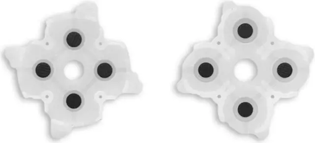 Alt view image 3 of 3 - Durable Conductive Rubber Adhesive Button Pad Keypads for ps5 Controller Gamepad